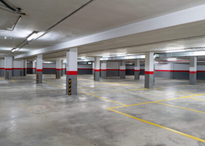 parking subterraneo del gimnasio