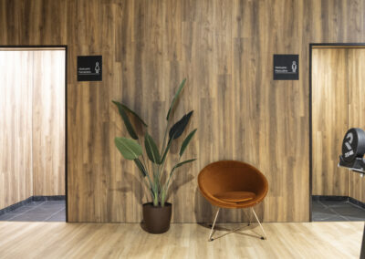 entrada de los vestuarios