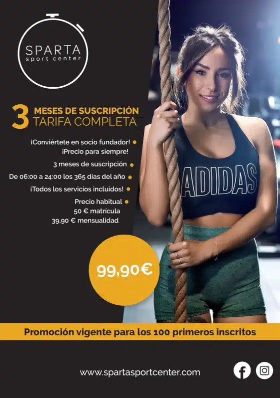 promo apertura gimnasio sparta en irun calle aduana portada