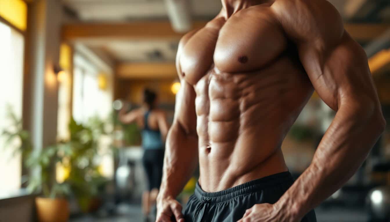 abdominales de un hombre