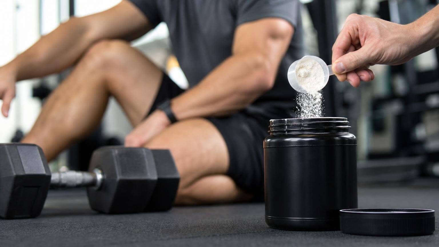 glutamina en gimnasio